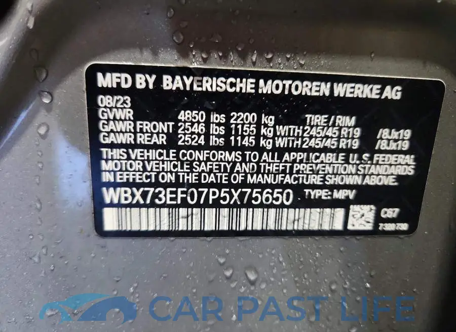 WBX73EF07P5X75650# 14