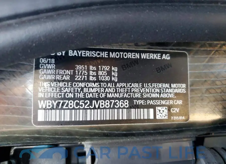 WBY7Z8C52JVB87368# 13