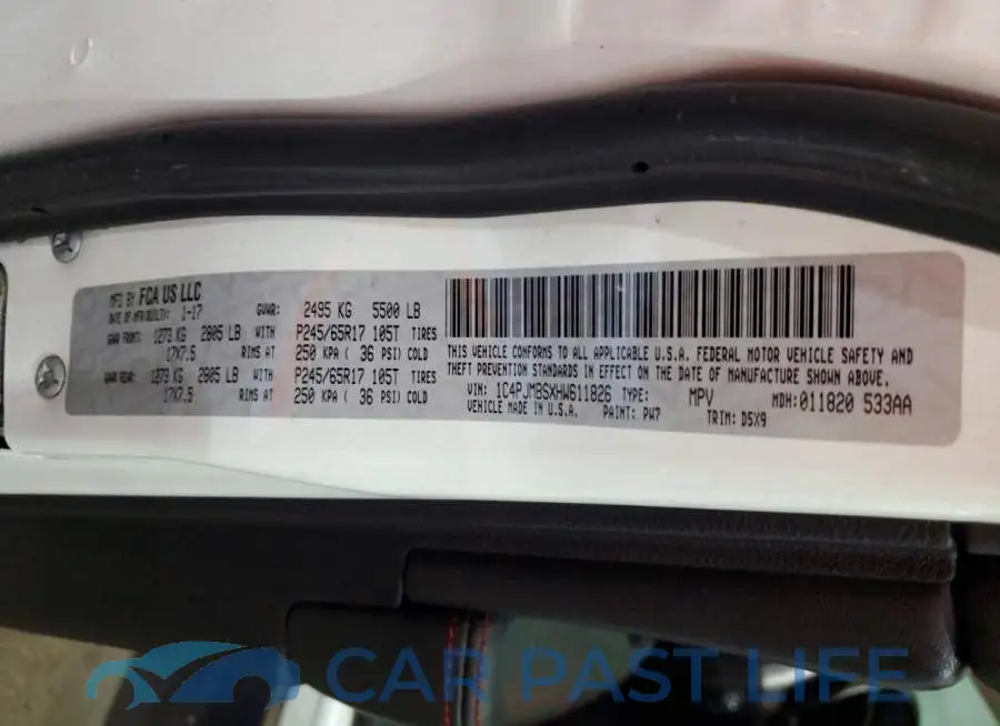 1C4PJMBSXHW611826# 13