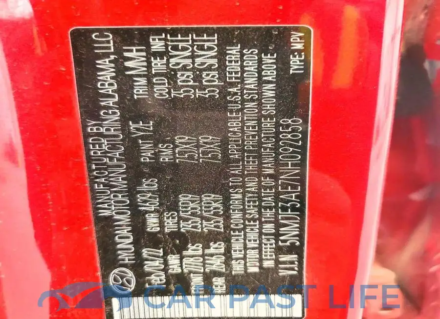 5NMJF3AE7NH092858# 14