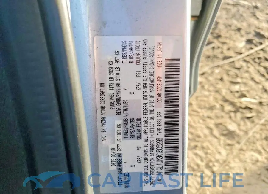 JM1GL1UM3K1506296# 12