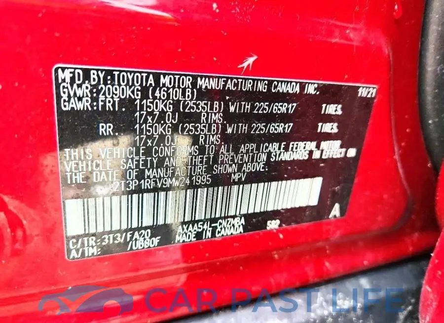 2T3P1RFV9MW241995# 14
