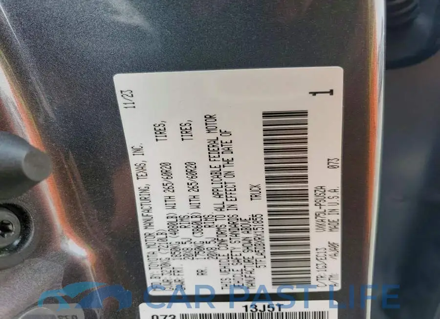 5TFLA5DBXRX151855# 12