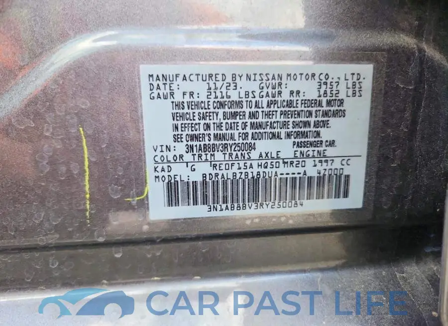 3N1AB8BV3RY250084# 13