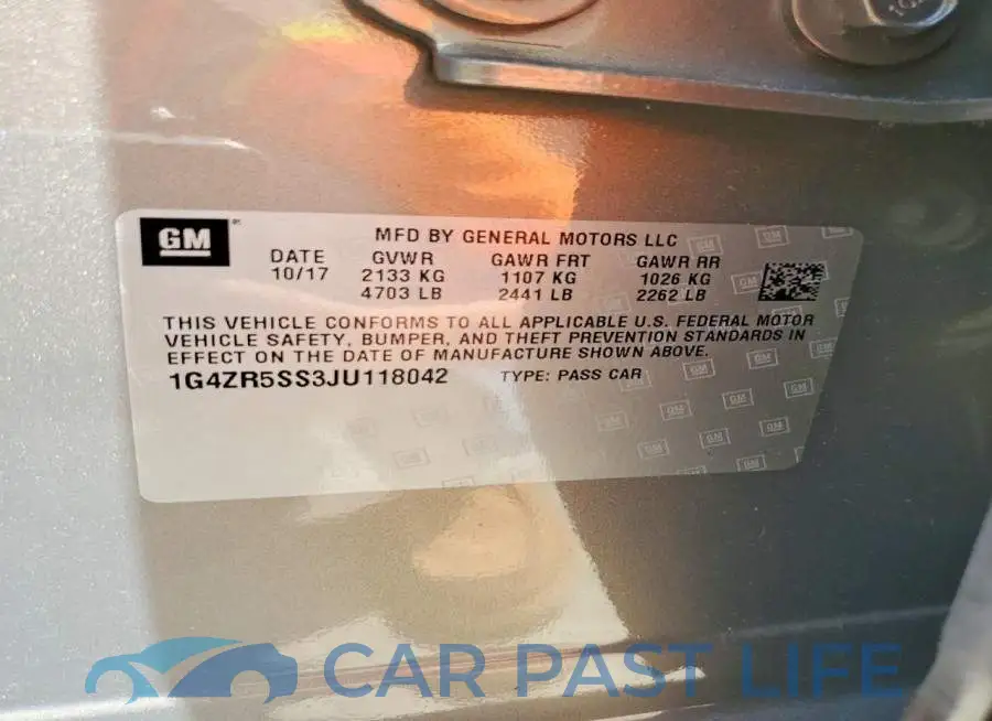 1G4ZR5SS3JU118042# 12