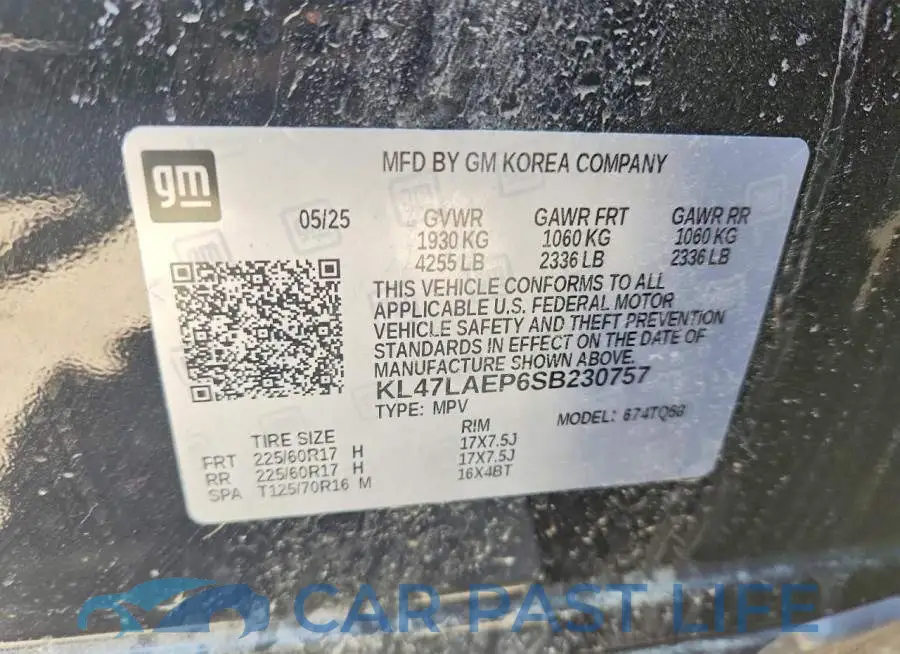 KL47LAEP6SB230757# 13