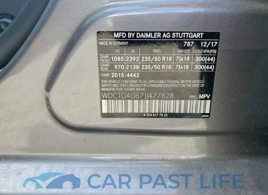 WDCTG4GB7JJ477828# 13