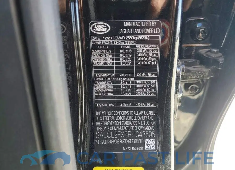 SALCL2FX6RH343505# 13