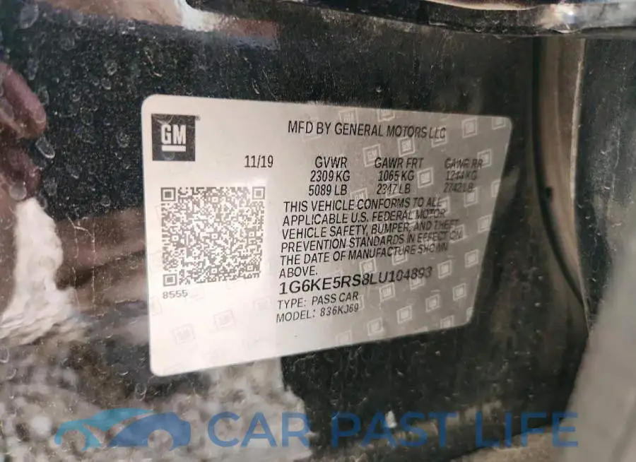 1G6KE5RS8LU104893# 13