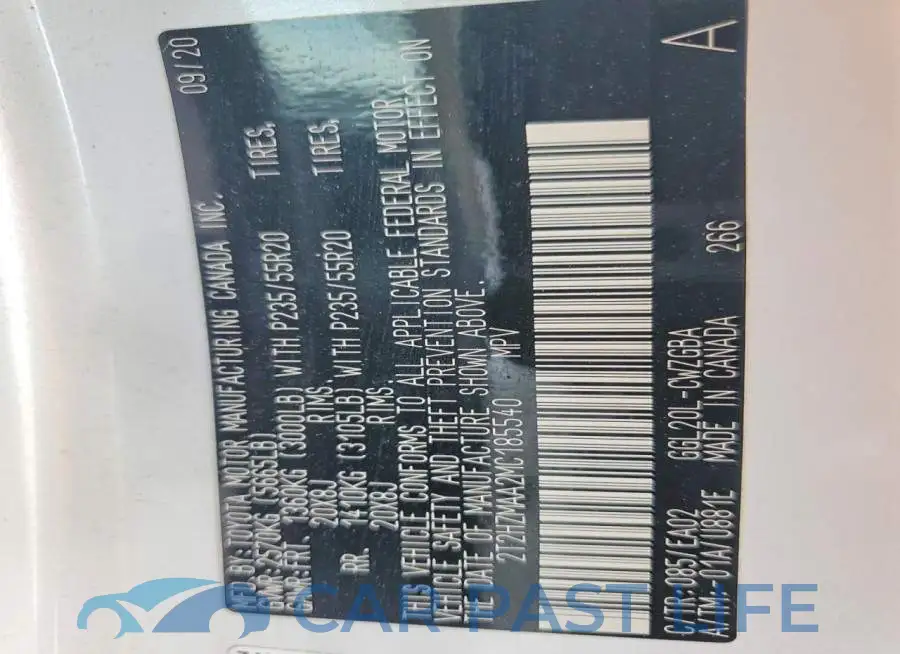 2T2HZMAA2MC185540# 14