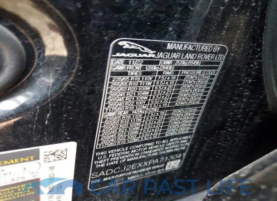 SADCJ2EXXPA713041# 14