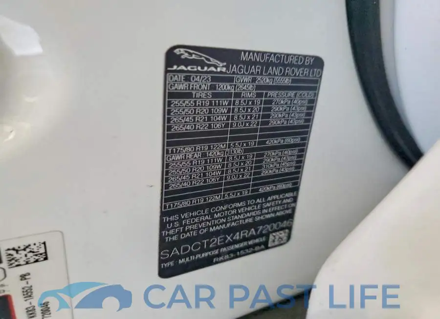 SADCT2EX4RA720046# 13