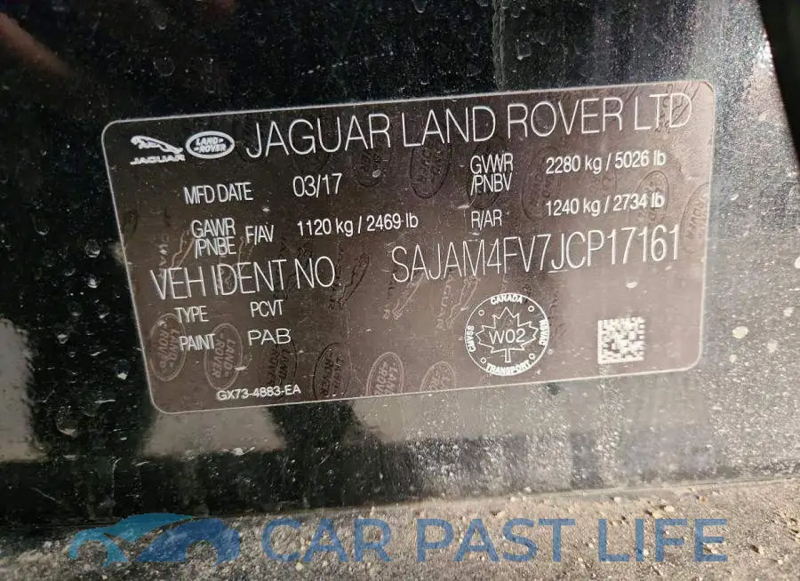 SAJAM4FV7JCP17161# 13