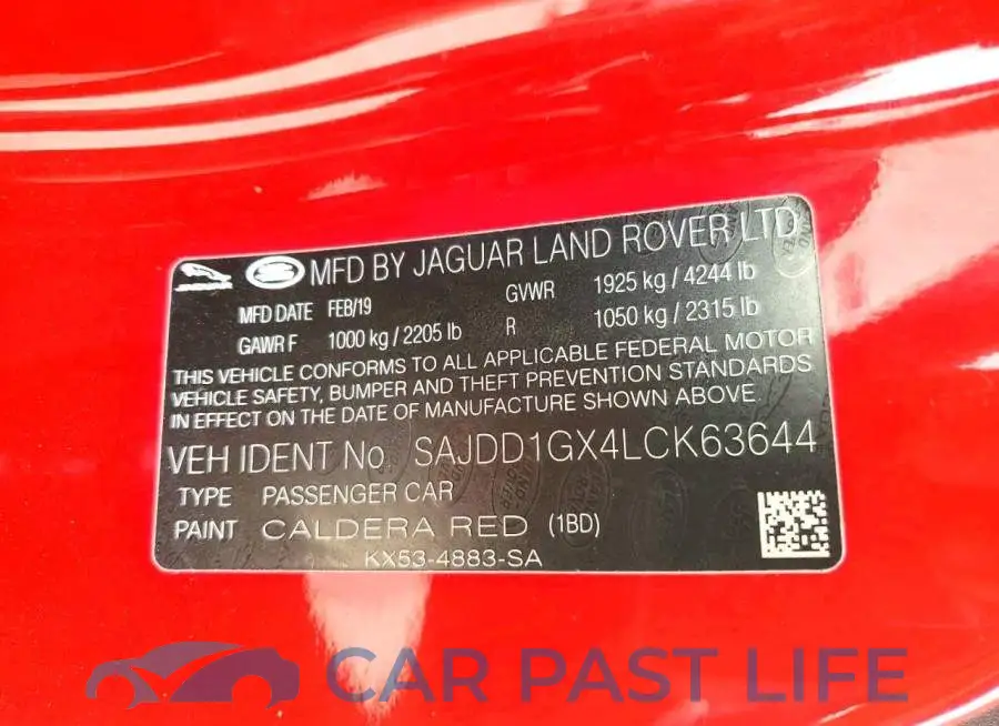 SAJDD1GX4LCK63644# 12