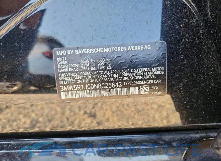 3MW5R1J00N8C25643# 12