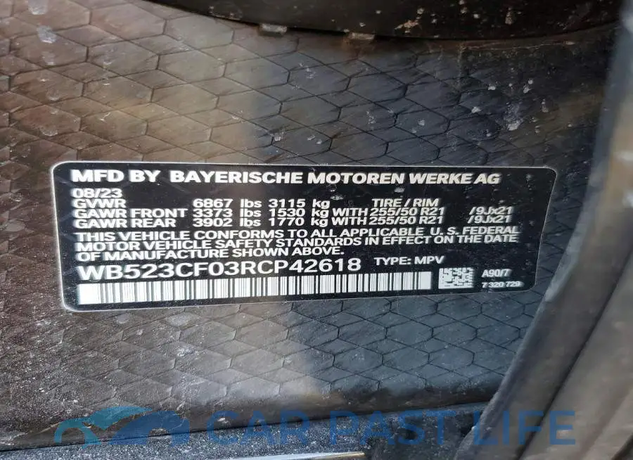 WB523CF03RCP42618# 12