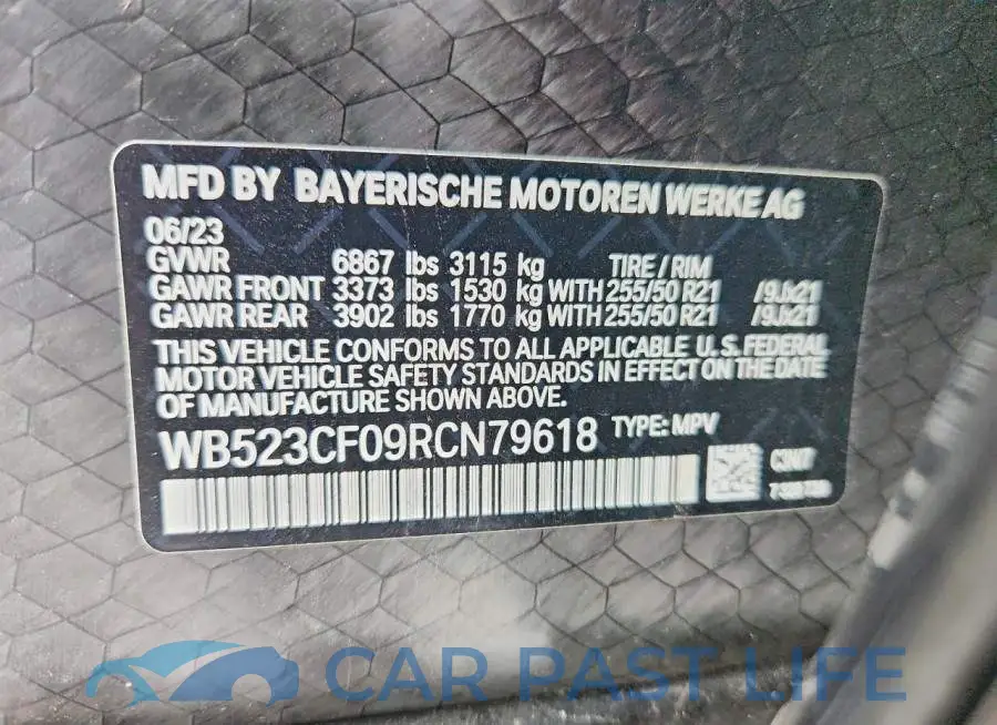WB523CF09RCN79618# 12