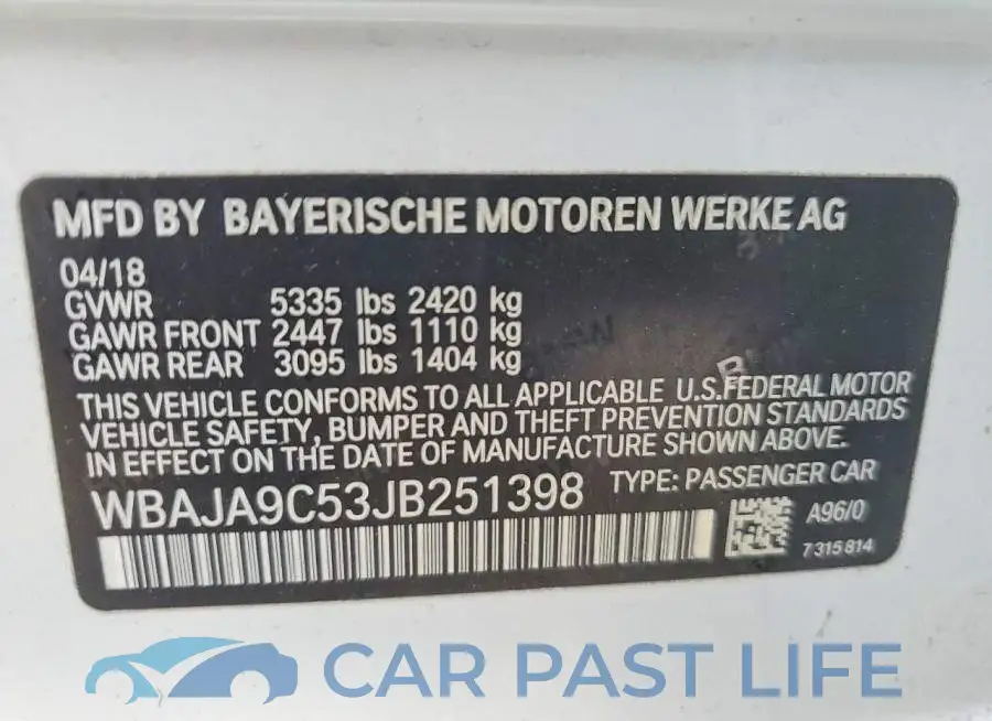 WBAJA9C53JB251398# 12