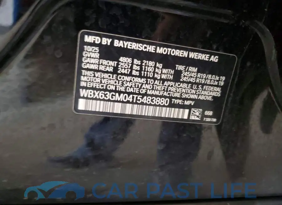 WBX63GM04T5483880# 13