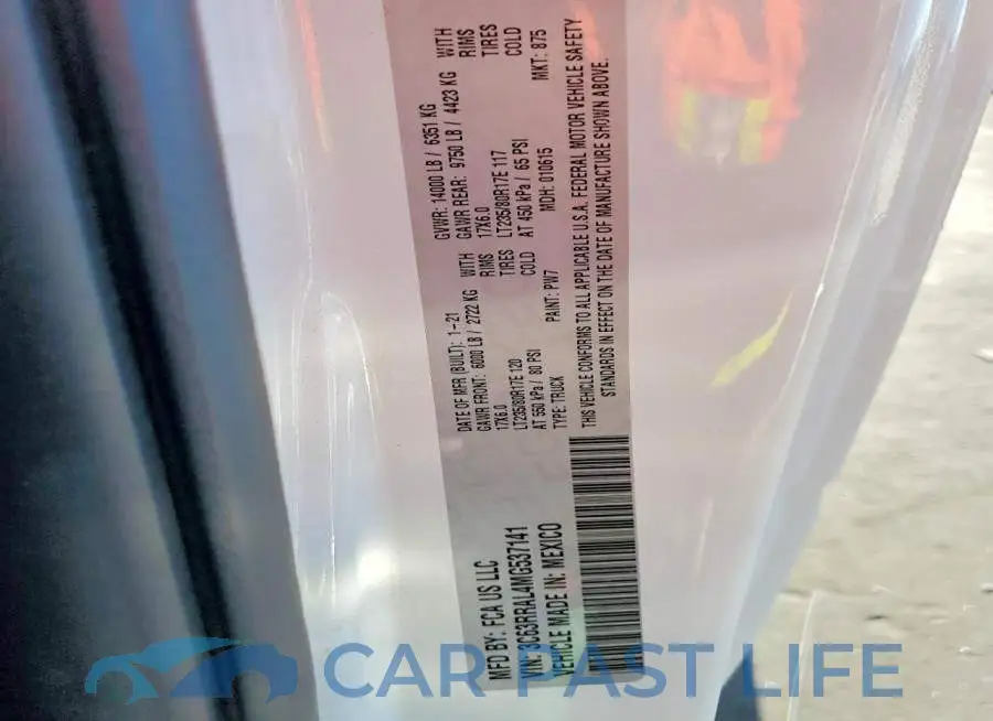 3C63RRAL4MG537141# 12