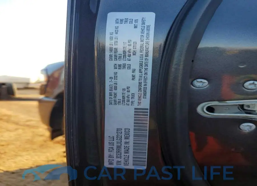 3C63RRMLXLG221270# 12