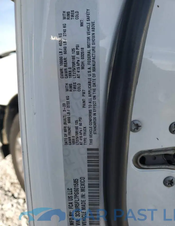 3C6UR5FL7PG601585# 12