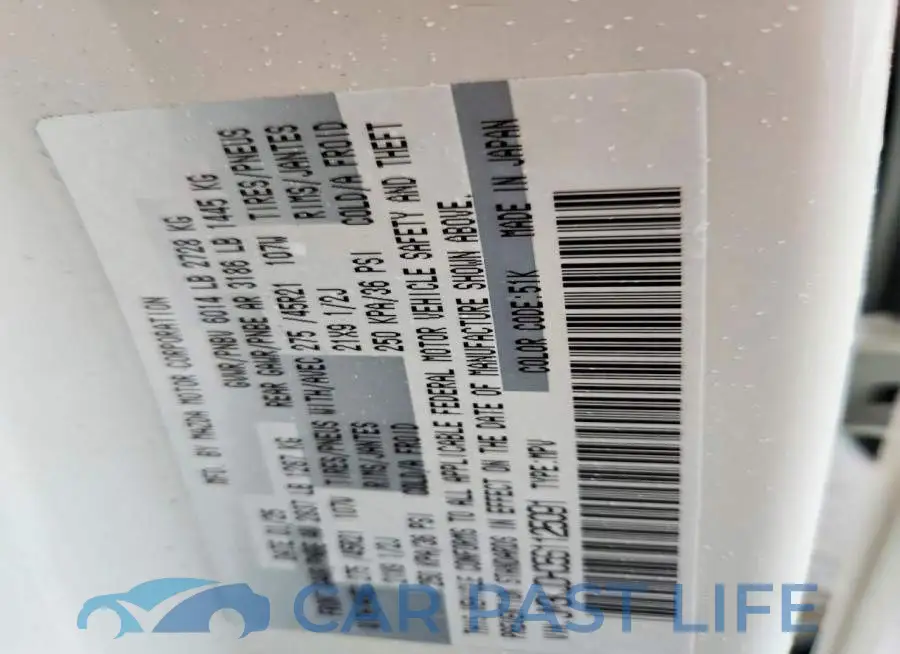 JM3KJDHC5S1125091# 12