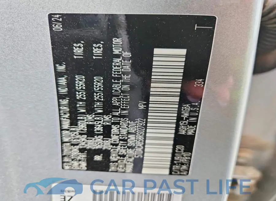 5TDACAB58RS027922# 13