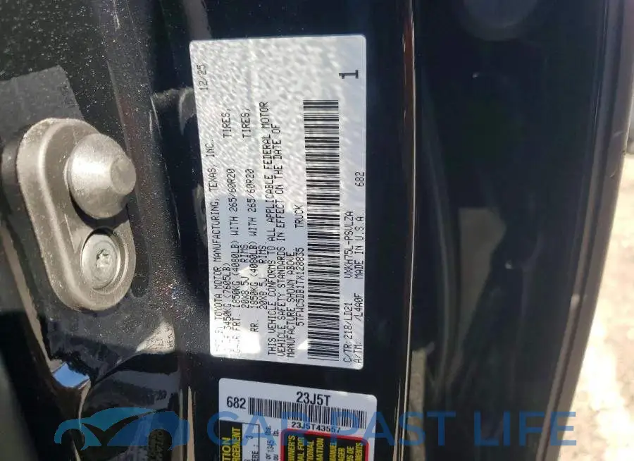 5TFWC5DB1TX128835# 12