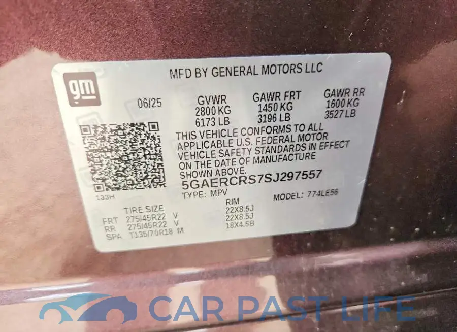 5GAERCRS7SJ297557# 14