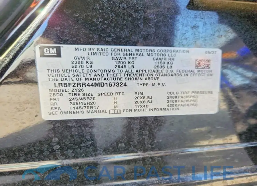 LRBFZRR44MD167324# 12