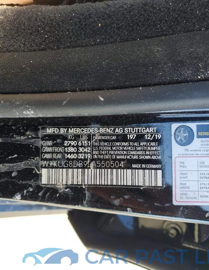 W1KUG8DB9LA550504# 12