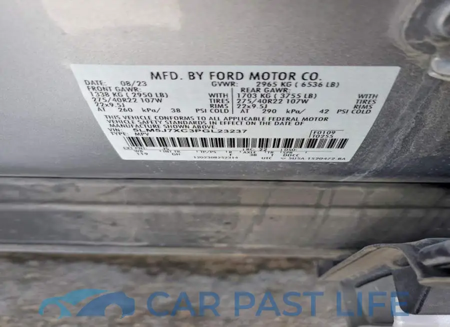 5LM5J7XC3PGL23237# 13
