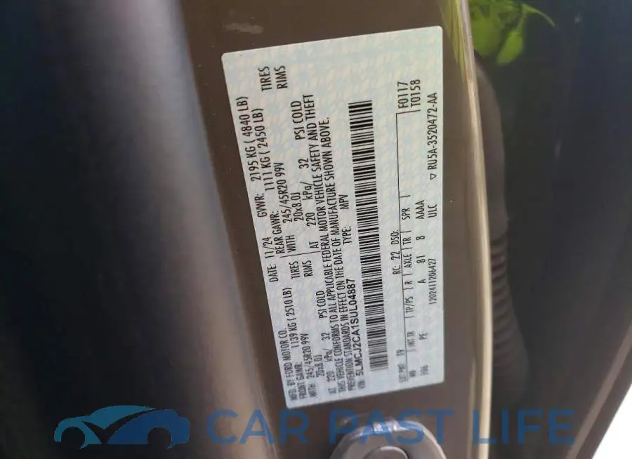 5LMCJ2CA1SUL04887# 14