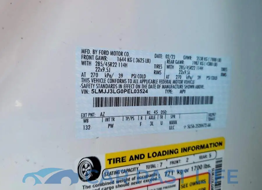 5LMJJ3LG0PEL03524# 13