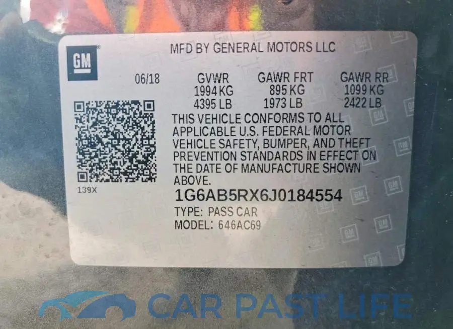 1G6AB5RX6J0184554# 14