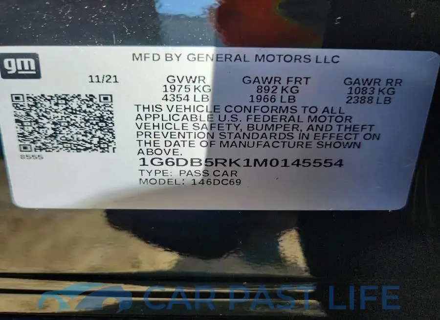 1G6DB5RK1M0145554# 12