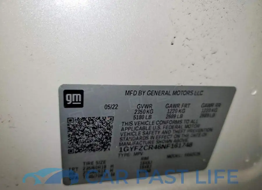 1GYFZCR46NF161748# 12