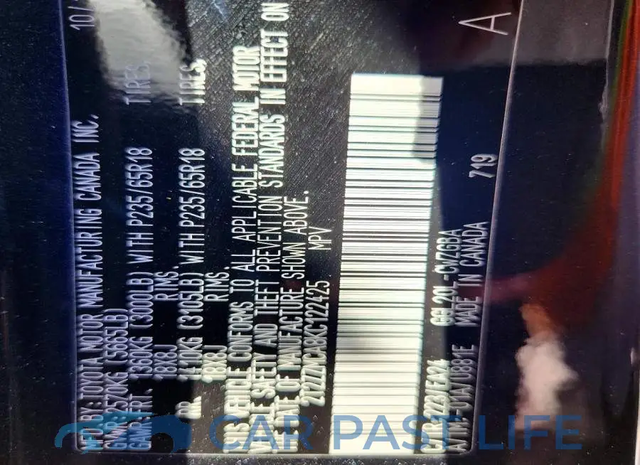 2T2ZZMCA8KC122425# 14