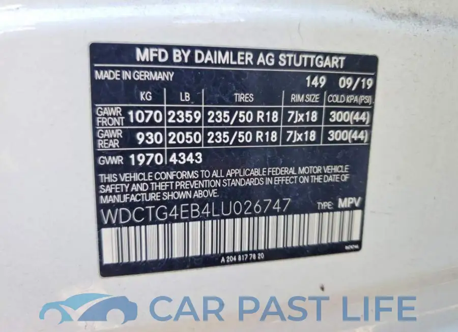 WDCTG4EB4LU026747# 13