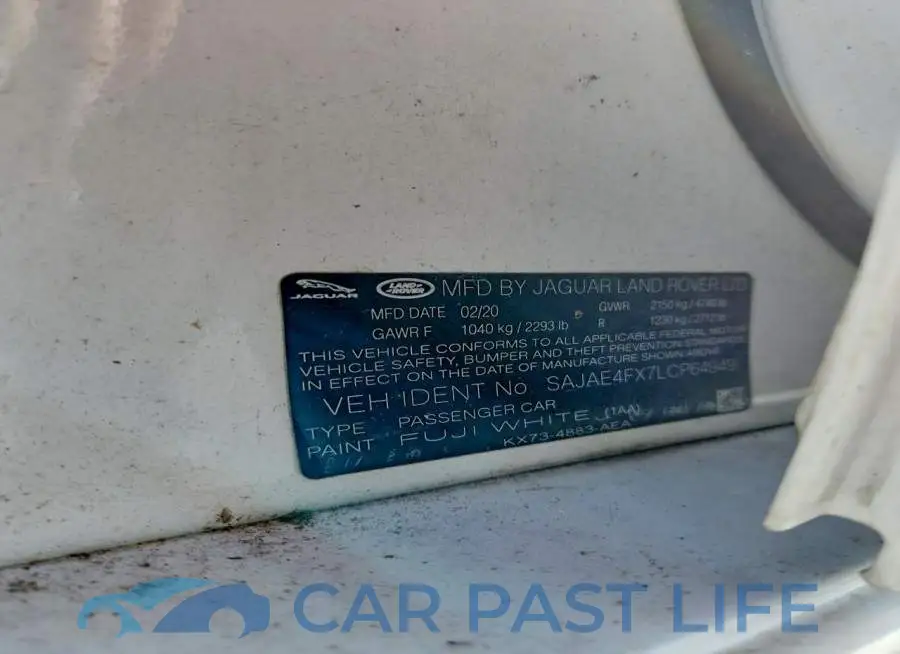 SAJAE4FX7LCP64949# 12
