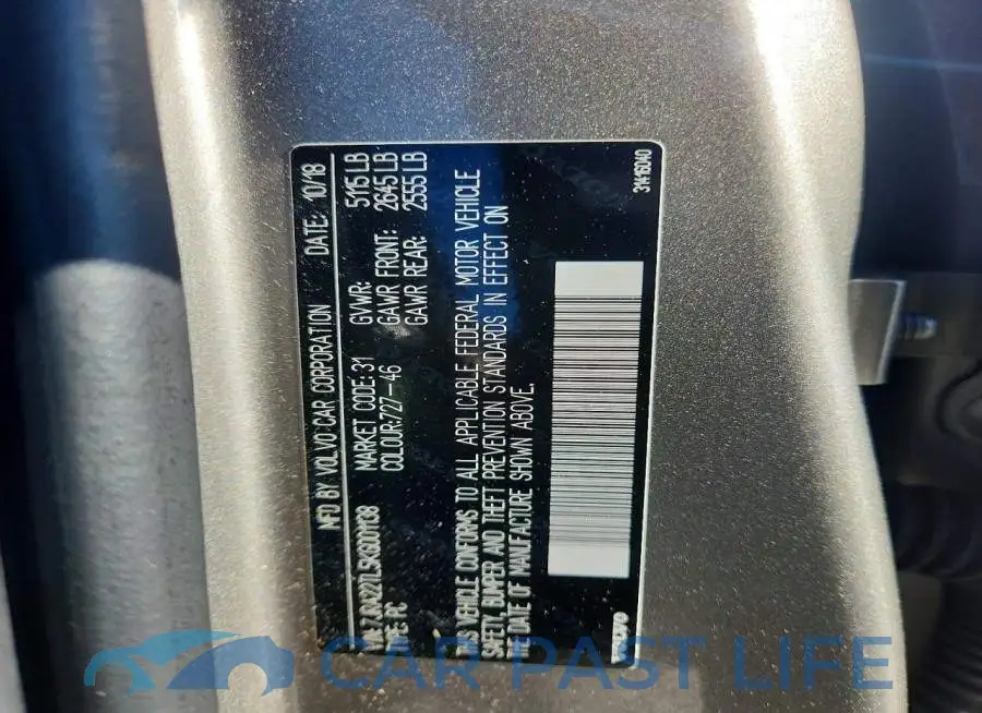 7JRA22TL5KG001138# 12