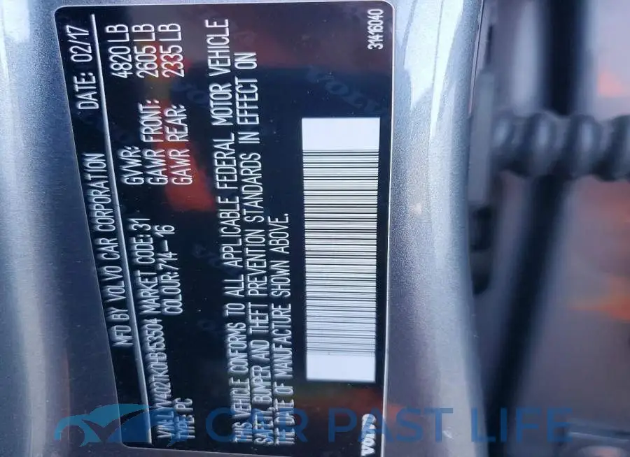 LYV402TK0HB153504# 12