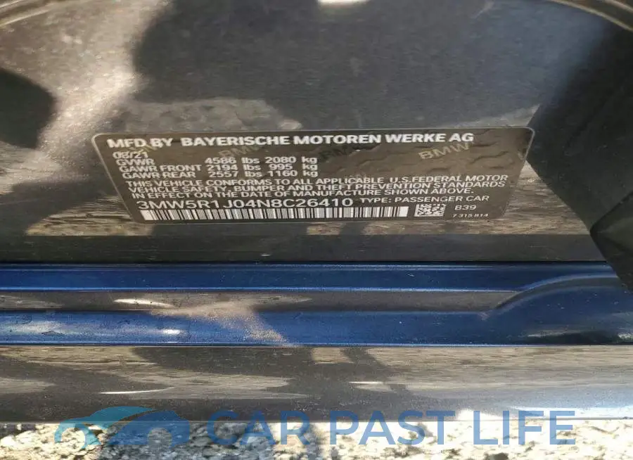 3MW5R1J04N8C26410# 12