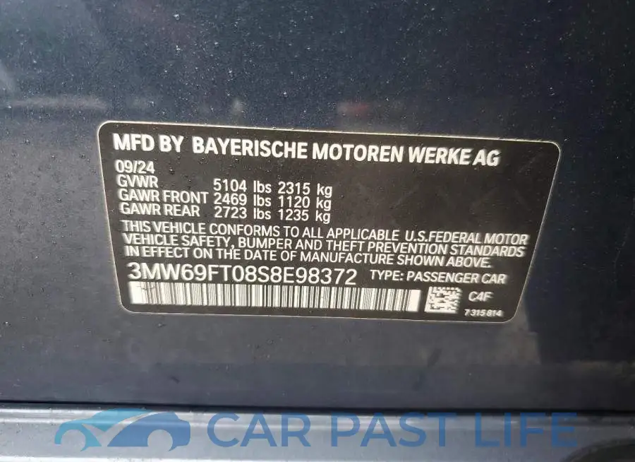 3MW69FT08S8E98372# 12