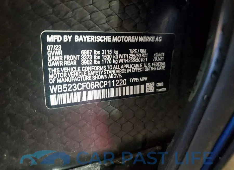 WB523CF06RCP11220# 12