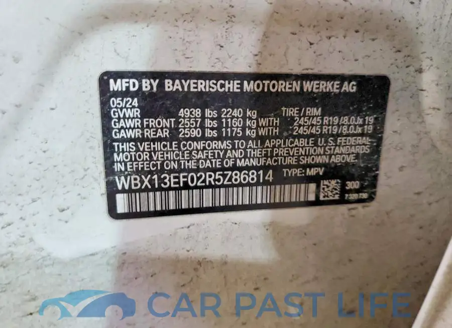 WBX13EF02R5Z86814# 13
