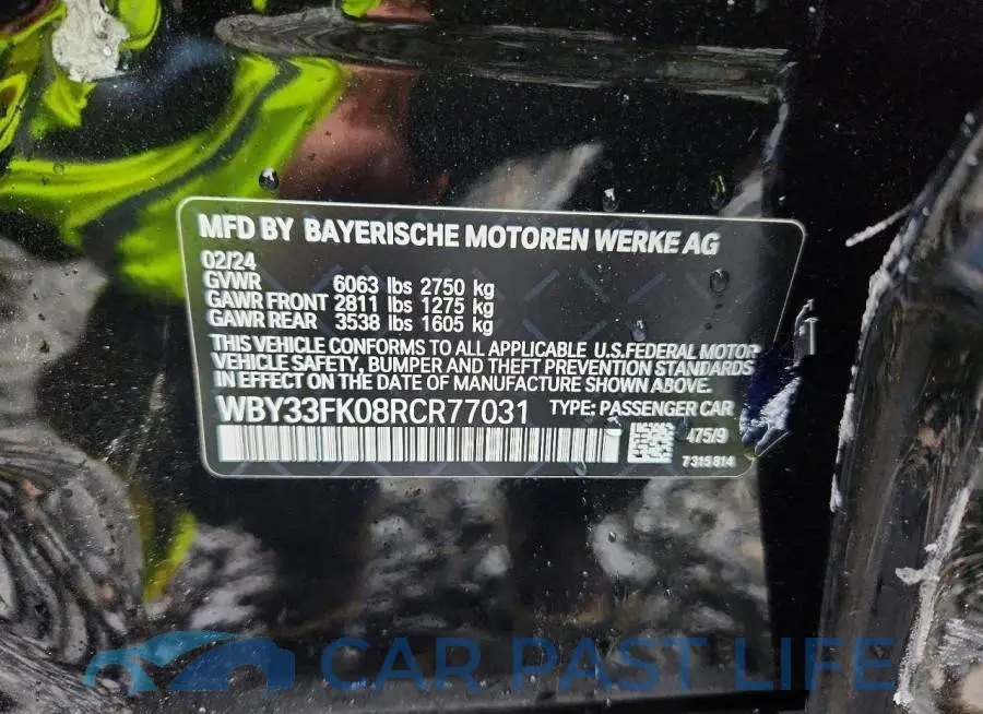 WBY33FK08RCR77031# 12