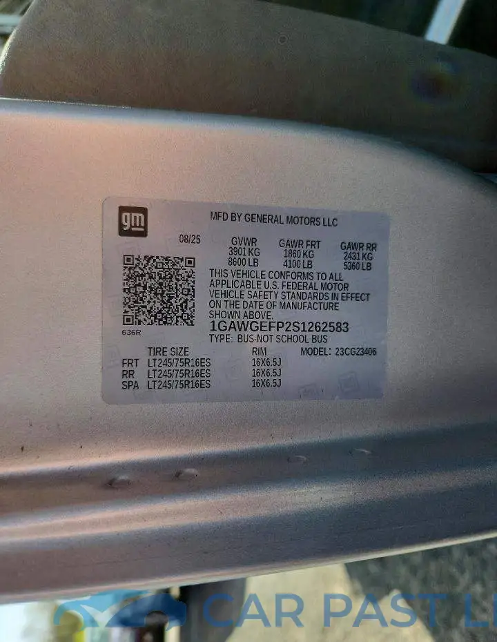 1GAWGEFP2S1262583# 13