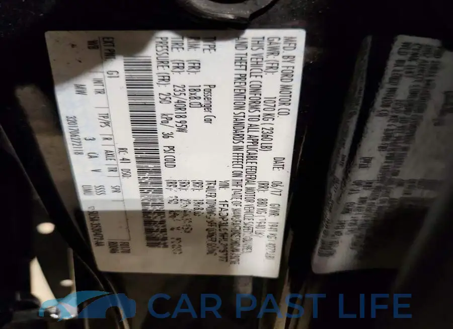 1FADP3L91HL306777# 12